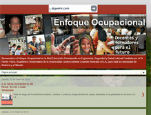 Tablet Screenshot of enfoqueocupacional.com